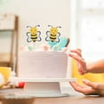 thumbnail image 4 of OFFIGAM Yellow Themed Cupcake Toppers Paper Decorations for Birthday Party Supplies, 72 Pieces Set, 4 of 7