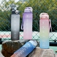 thumbnail image 6 of Water Bottle with Time Marker- Water Bottles with Times to Drink, Leakproof & BPA Free Sports Water Bottle with Straw & Carry Strap for Fitness, Gym, and Outdoor Sports, 6 of 7
