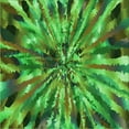 thumbnail image 1 of Ahgly Company Machine Washable Indoor Square Transitional Neon Green Area Rugs, 7' Square, 1 of 7