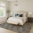 thumbnail image 6 of Addison Rugs Chantille Indoor/Outdoor Contemporary Abstract Black Machine Washable Rectangle Rug, 9' x 12', 6 of 8