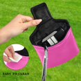 thumbnail image 4 of Haosy Bright Rose Golf Mallet Putter Cover Strong Magnetic Leather Golf Club Headcover Closure, 4 of 7
