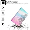 thumbnail image 4 of Allytech Fire HD 8 Case 2018/2017/2016 (NOT for Fire HD 8 2020), Slim Fit Smart Cover Auto Sleep Wake Kickstand Flip Shockproof Case Cover for Amazon Kindle Fire HD 8 2018, Mandala, 4 of 5