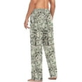 thumbnail image 5 of Top-kevin Multi- Dollars Pajama Pants for Men PJs Bottoms Sleepwear Lounge Pants with Pockets, 5 of 13