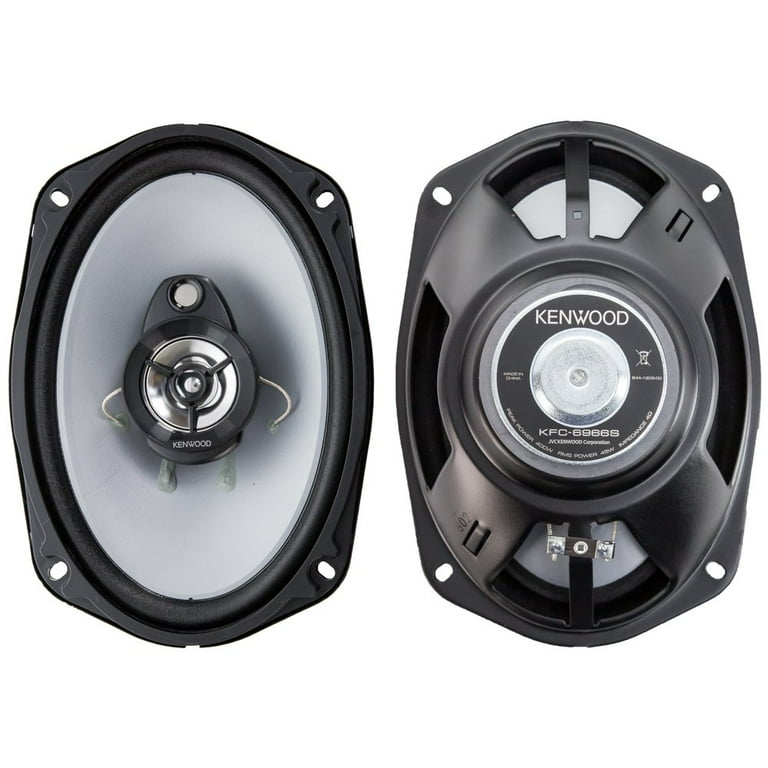 Kenwood 6x9in 400W 3-Way Car Stereo Speakers, Flush Mount