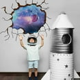 thumbnail image 4 of Space Theme Wall Decals 45x15 Inch PVC Wall Stickers Wall Decals for Decorating The Living Room Office Dormitory Coffee Shop Or Store, 4 of 7