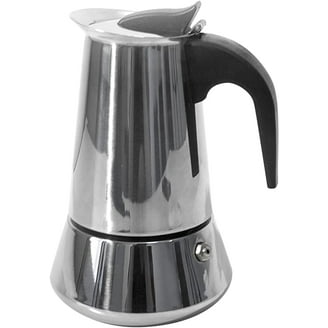 Cocina Criolla New 6-Cups Gold & Black Stainless-Steel Espresso
