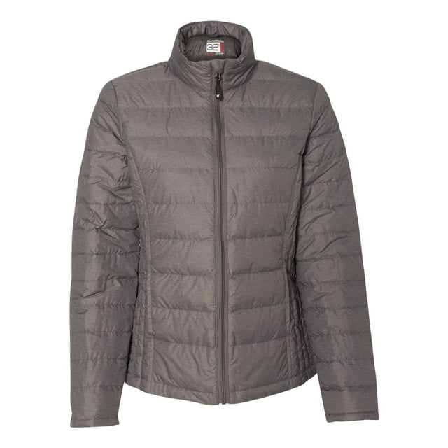 Weatherproof Womens 32 Degrees Packable Down Jacket 15600W, XL, Asphalt Melange