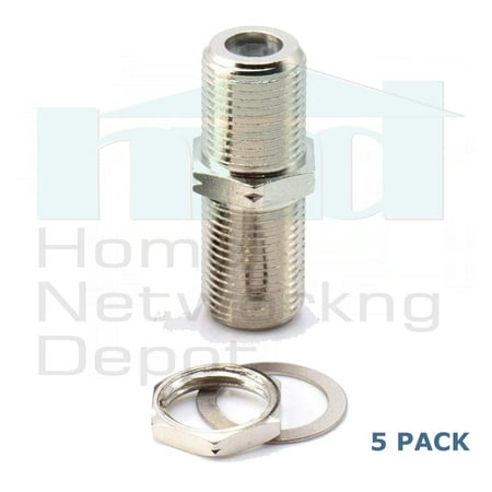 

PREMISA™ SPLICE F-81 WALL PLATE BARREL ADAPTER W/ BACK NUT & WASHER (05 PACK)