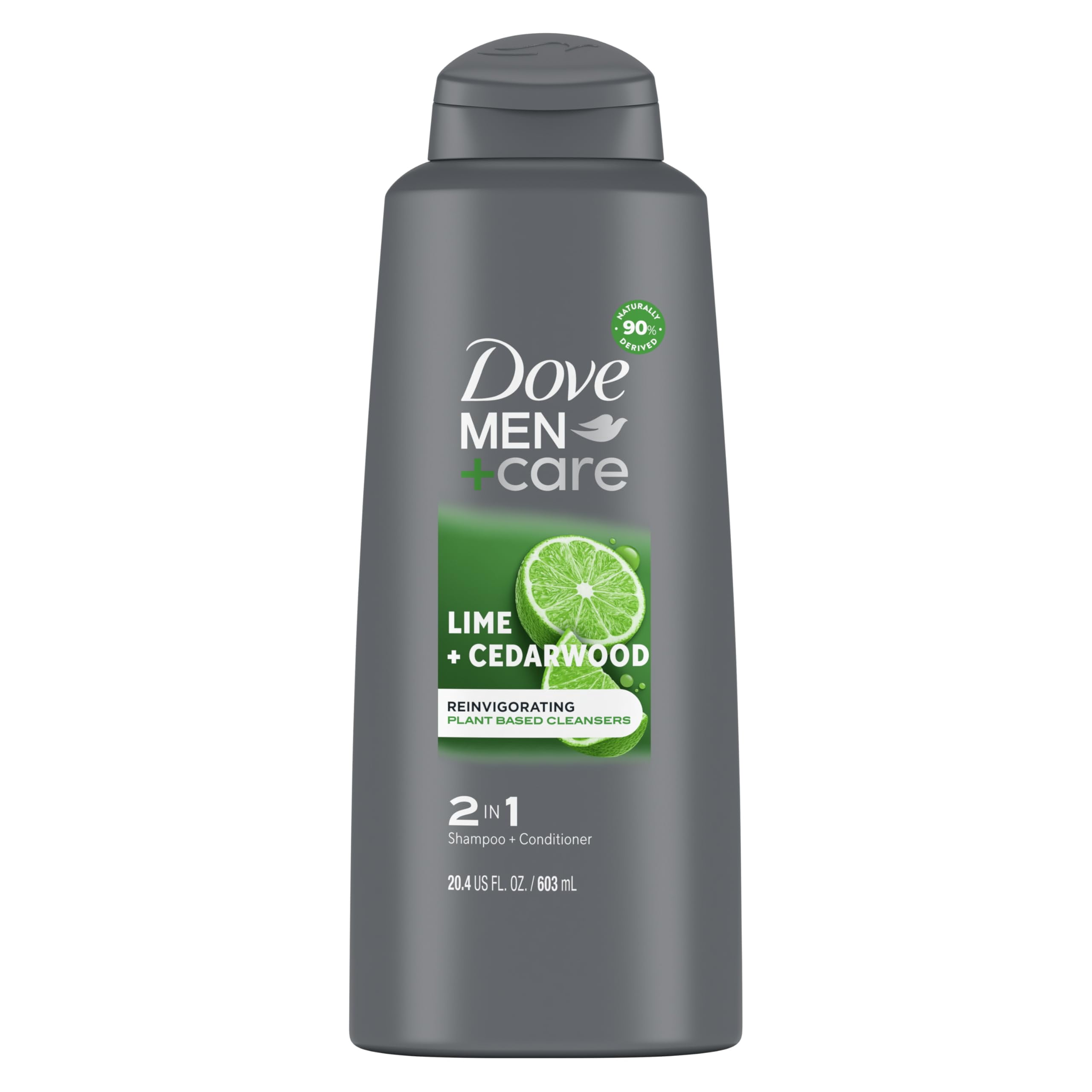 Dove Men+Care 2-in-1 Shampoo & Conditioner – Pflegt & Stärkt Das Haar, Erfrischend Sauber, 25,4 Oz (4er Pack)
