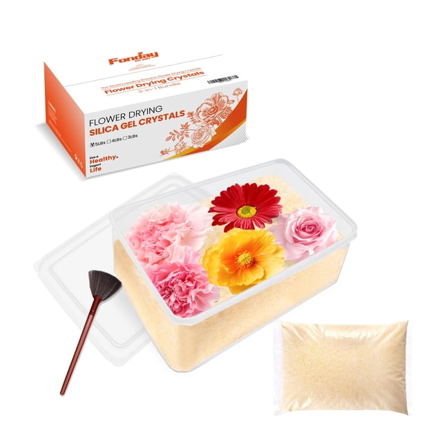 Deshumidificador Fonday Cristales de gel de sílice para secado de flores 5 lb