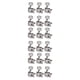 thumbnail image 1 of Yuarrent 6 piezas guitarra semisellada cabeza de la máquina clavijas de afinación guitarras afinadores perillas instrumento de cuerda piezas de repuesto 6 izquierda 3piezas Yuarrent CBP232492, 1 of 6