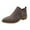 3Wine, variant on IUJSOY Womens Ankle Boots Low Chunky Heel Fall Boots Round Toe Cutout Slip on Dress Short Booties