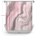 thumbnail image 5 of Grey Pink Abstract Marble Shower Curtain Light Color Modern Luxury Art Bath Curtain Polyester Fabric Bathroom Decor Shower Curtains 72" x 72", 5 of 6