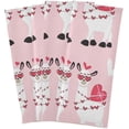 thumbnail image 6 of Cute Llamas Hearts Dish Towels Set of 6, XOXO Letters Washable Tea Towels Dishcloths Lint-Free 18x28 Inch Fast Drying for Kitchen Restaurant Bar Clean, 6 of 7