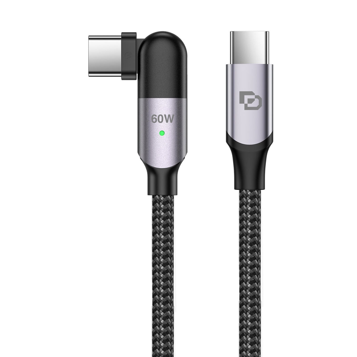 Cable Giratorio Usb-C-C 2M Negro