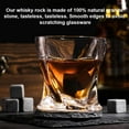 thumbnail image 3 of Kyoffiie Whiskey Stones Gift Set Granite Chilling Stones Whiskey Rocks Reusable Ice Cubes Best Drinking Gift, 3 of 6