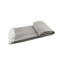 Declan Ash 80" x 96" Throw Bed Blanket
