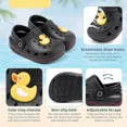 thumbnail image 3 of Meckior Toddler Boys Girls Garden Clogs Cartoon Slides Shoes Slip On Slipper Water Sandals For Little Kids, 3 of 8