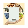 thumbnail image 3 of Food Cooking Scale Mini Small Scale 5kg Electronic Kitchen Scale Home Glass Kitchen Scale 0.1G/5Kg Blue, 3 of 4