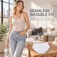 thumbnail image 5 of JQ Womens High Waist Bamboo Viscose Panties 4Pack Copper-Infused Briefs Odor-Free Soft Breathable Underwear, 5 of 7
