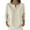 Beige, variant on Women's Henley Neck Sweatshirt, Casual Button Front Pullover, Solid Color Long Sleeve Top, Comfortable Loose Fit Blouse, Relaxed Everyday Wear Sweatshirt Beige L