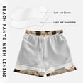 thumbnail image 5 of Retro Style Football Patterns Swim Trunks Board Shorts Beach Pants Bathing Bottoms M, 5 of 8