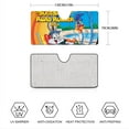 thumbnail image 6 of The Bugs BunnyRoad Runner Show-theme Windshield Sun Shade Front Protector Folding Car Sun Visor Blocks Uv Rays Keeps Your Vehicle Cool56in*30in(140cm*76cm), 6 of 6