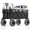 Gray, variant on Beach Wagon with Heavy-Duty 10" Air Tires - All Terrain Folding Card with Big Wheels for Sand and Gravel - 300 LB. Capacity (Blue)