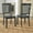 ANTIQUE DENIM, variant on Weston Home Farmhouse Slat Back Wood Dining Side Chairs, Antique Denim (Set of 2)