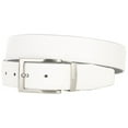 thumbnail image 4 of TGW Men's Reversible Solid Golf Belt for Golfing Grey/White 40, 4 of 5