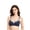 Black, variant on Women’s Floral Lace Wireless Bra, Anti-Sag Supportive Gathered Cups Comfort Bra for Everyday Wear Blue XXL
