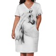 thumbnail image 3 of Vestido suelto con bolsillos de Arabian Wind, vestidos para mujer 2025, vestidos de moda para mujer, conjuntos de playa para mujer, 3 of 7