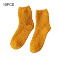 thumbnail image 4 of tredstone 10pcs/set Fit For All Feet Shape Extra Thick Socks With Soft Texture And Wear-resistant Exquisite Craft Elasticity Yellow 1Set, 4 of 6