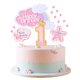 thumbnail image 5 of Set de decoración para pastel Kawailay primer cumpleaños rosa, 5 of 7