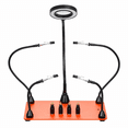thumbnail image 5 of Magnetic Helping Hands Soldering Station with 3X LED Magnifier & 4 PCB Holders - 2-in-1 Adjustable Lighted Soldering Aid for Electronics Repair & DIY Projects, 5 of 7