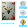 thumbnail image 3 of Diamond Art Kits for Adults, Vibrant Beetle Nature Scene 5D Diamond Painting Kits for Adults Beginners, DIY Full Drill Diamond Painting, Gem Art and Crafts 12x16, 3 of 7