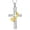Gold, variant on Crown Cross Necklace 316L Stainless Steel Urn Necklace for Ashes for Women Men Cross Necklace with Crown First Communion Necklace Jewelry Gifts for Women