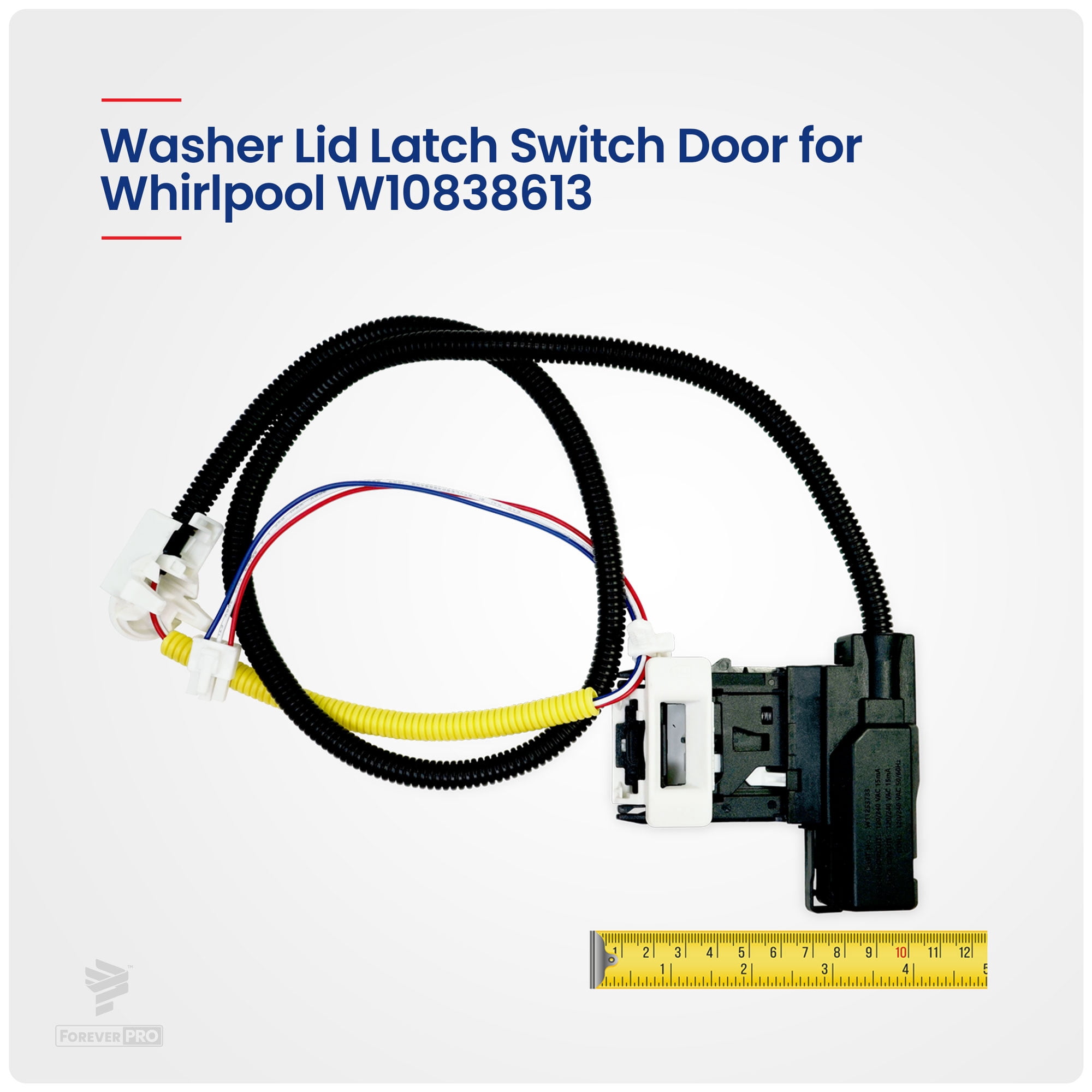 ForeverPRO W11307244 Latch for Whirlpool Appliance W10682535 W10838613 W10838613VP W11253733
