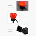 thumbnail image 3 of Luces solares de estaca de jardín, lámpara de paisaje de estaca de jardín solar al aire libre, lámparas de camino en forma de corazón rojo optimizadas para la excelencia, 3 of 12