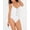 White, variant on Women's Swim One Piece Lace Up Bathing Suit Swimsuit Summer New