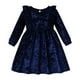 thumbnail image 1 of Odeerbi Niñas Otoño Invierno Vestidos de Pana Navidad Vestido de Princesa Con Volantes Manga Larga Cuello Redondo, 1 of 3