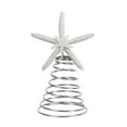 thumbnail image 2 of Dserfhy Starfish Christmas Tree Topper Resin Starfish Decoration with Spiral Wire Base Xmas Tree Decoration Starfish for Home Office Parties, 2 of 8