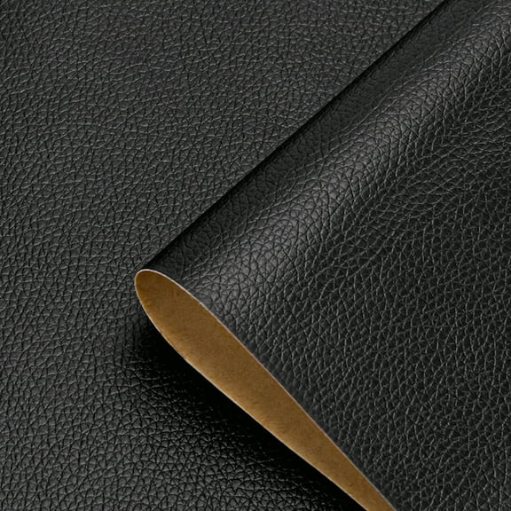 TUWAFE 2026 New Leather Repair Kit for Furniture,Self-Adhesive Leather Repair Kit,Waterproof Moisture-Proof Leather Couch Repair Kit for Sofa,Chair,Car Seat,Black,9.8*23In