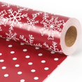 thumbnail image 1 of Papel navideño reversible BIOBROWN para regalo, 43 x 100,5 cm, 1 of 7
