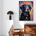thumbnail image 4 of Bohemian Dog Art Print Poster, Wall art Painting Decor, Starry Night Van Gogh Art Home Decor Artwork For Bedroom Living Room Bathroom Decor, 4 of 5
