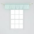 thumbnail image 2 of Ambesonne Mint Window Valance, Doodle Abstract Soft Bubbles, 54" X 12", Seafoam and White, 2 of 3