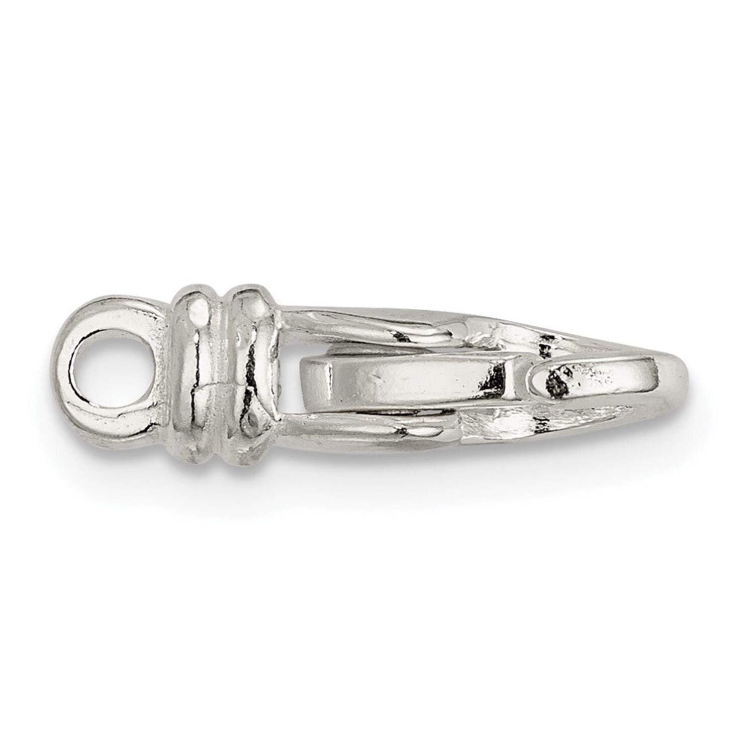 Sterling Silver 16.5 x 7.2mm Fancy Lobster Clasp