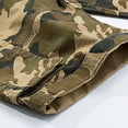 thumbnail image 7 of Rigardu cargo pants for men Male Casual Mid Waist Pant Short Cargo Pant Camouflage Pocket Zipper Fly Shorts cargo pants men mens cargo shorts Khaki + 36, 7 of 7