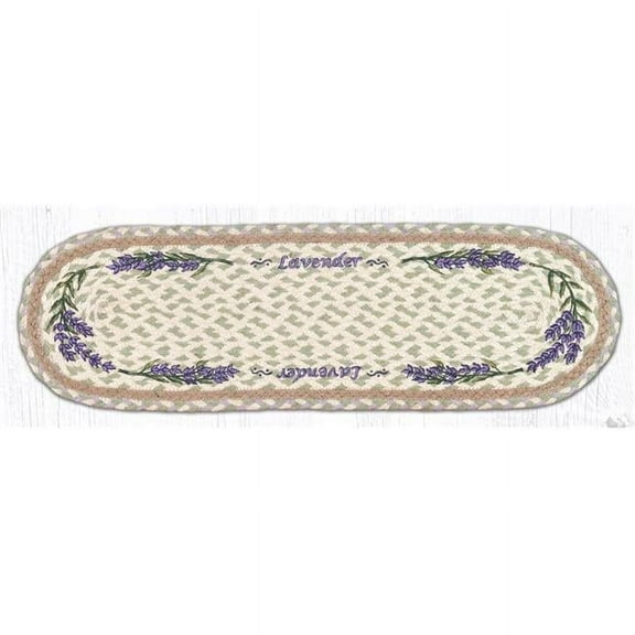 Capitol Importing 49-ST611L 27 x 8.25 in. Lavender Oval Stair Tread