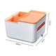 thumbnail image 3 of Organizador de reposabrazos para coche con portavasos y caja de pañuelos - Azul, Gris, Naranja o Verde - 6,69x6,1x5,12 pulgadas, 3 of 8
